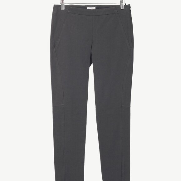 Brunello Cucinelli AW/15 Dark Grey Cotton-Twill Leggings - Picture 1 of 12